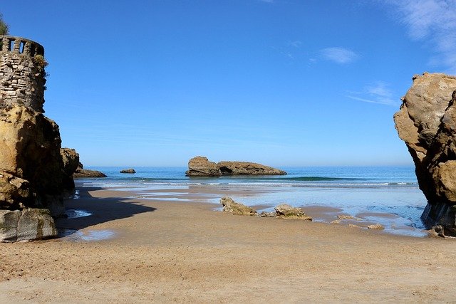 beach, nature, sea, vacation, stones, rock, recreation, biarritz, outdoors, ocean, biarritz, biarritz, biarritz, biarritz, biarritz